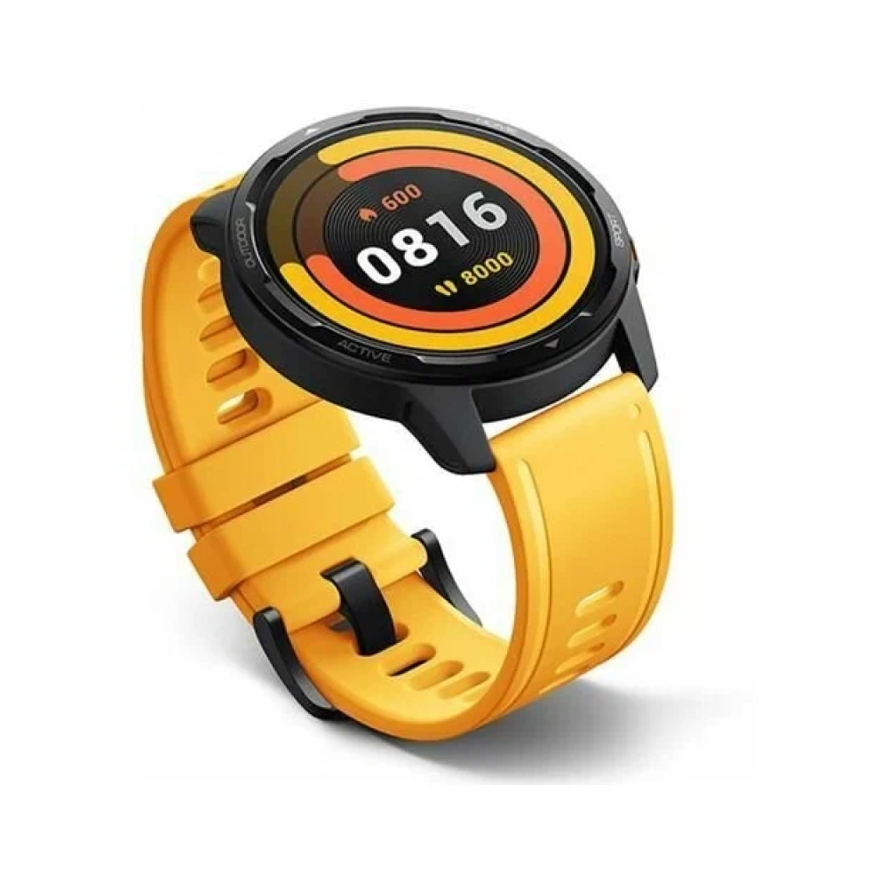 Ремешок силиконовый для Xiaomi Watch S1 Active, жёлтый